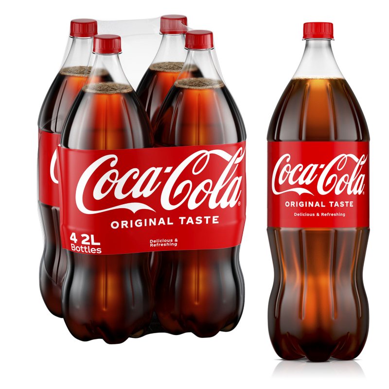 Coca-Cola Soda Bottles 2 Liter (4-pk)