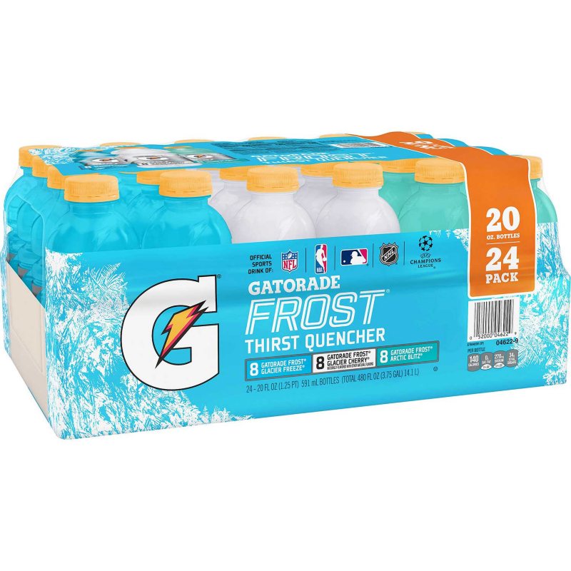 Gatorade Thirst Quencher Drinks Frost 20 fl oz (24-pk)