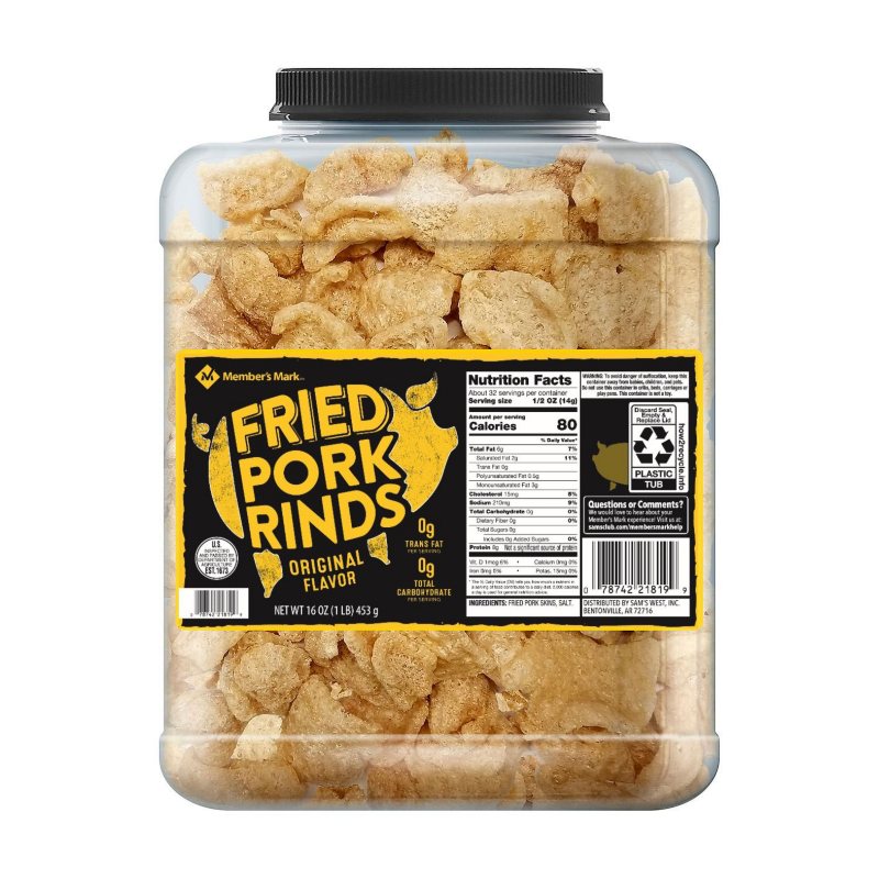Member's Mark Fried Pork Rinds Original 16 oz